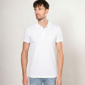 Alca Flex Regular Fit Herren Polo Extra Lang