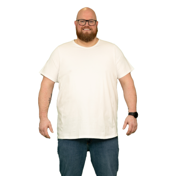 Alca Easy-Going 1-Pck Men T-Shirt O-Neck White 8XL