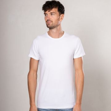Alca Basic R-Fit 1-Pck Heren T-Shirt O-Neck Extra Long White 