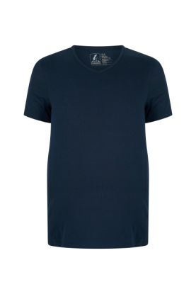Alca Classic 2-pack T-shirt V-Hals Marine 4XL-B